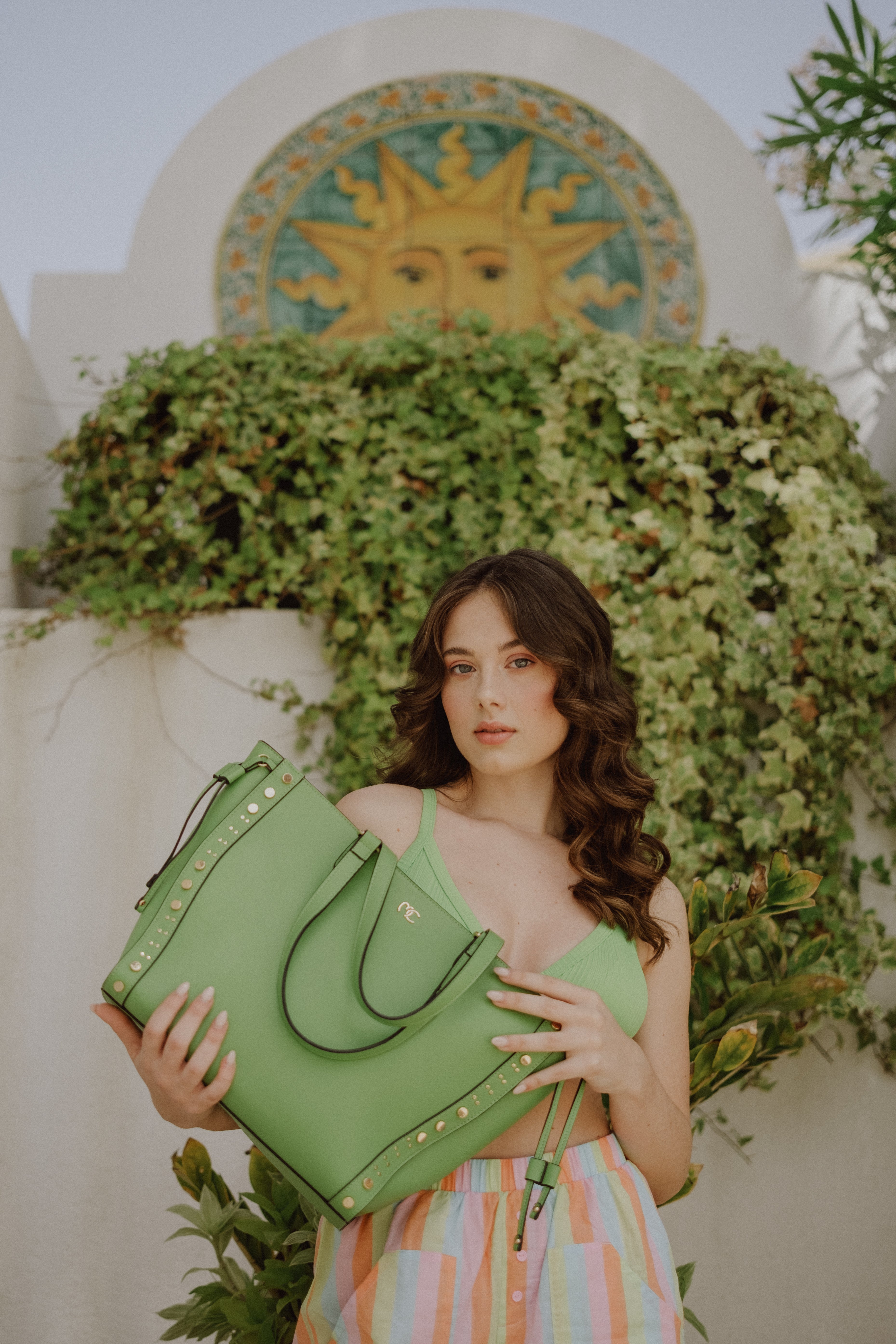 NORA SHOPPING BAG LIME