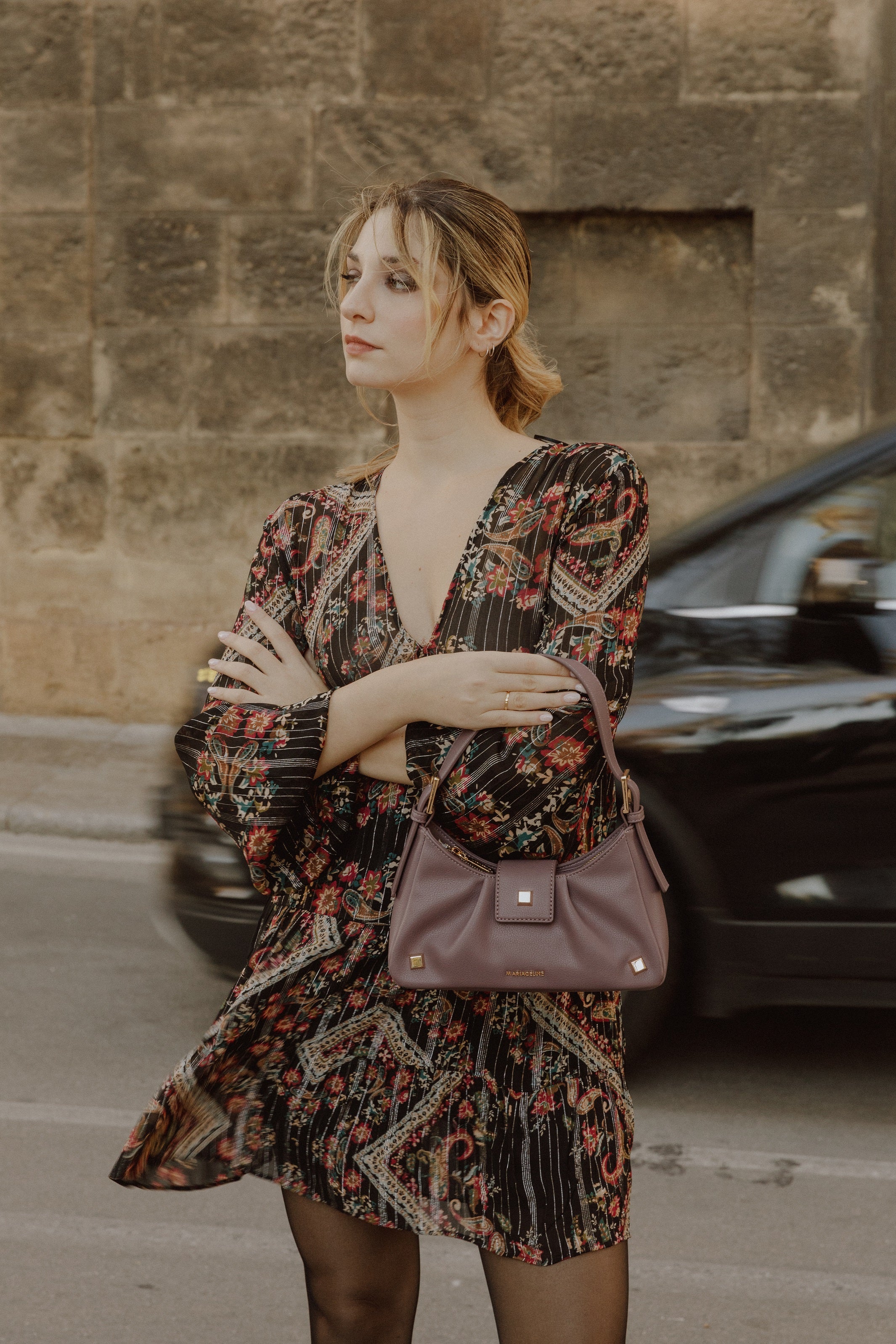 EVELYN MINI HOBO BAG