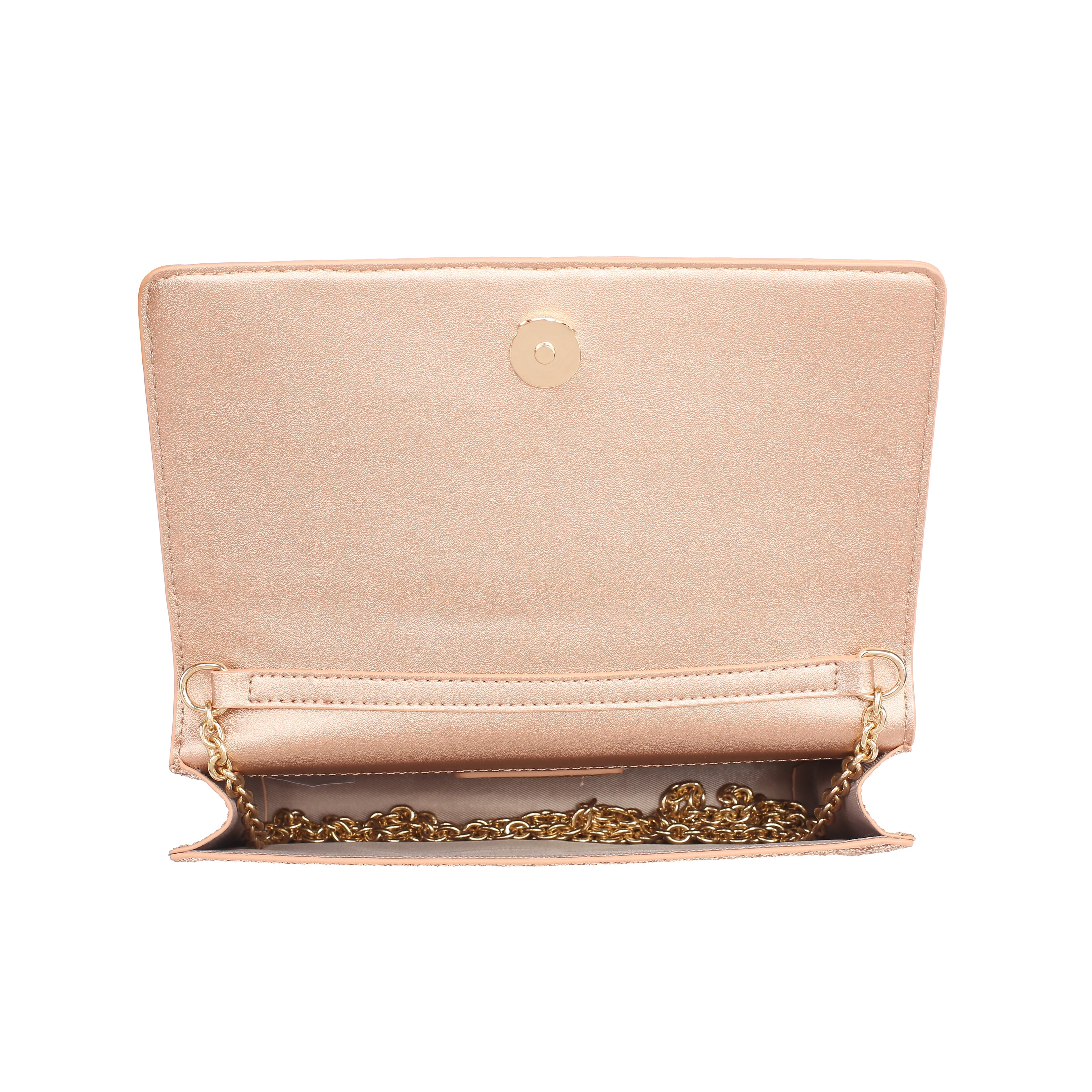 WANDA CLUTCH BAG NUDE