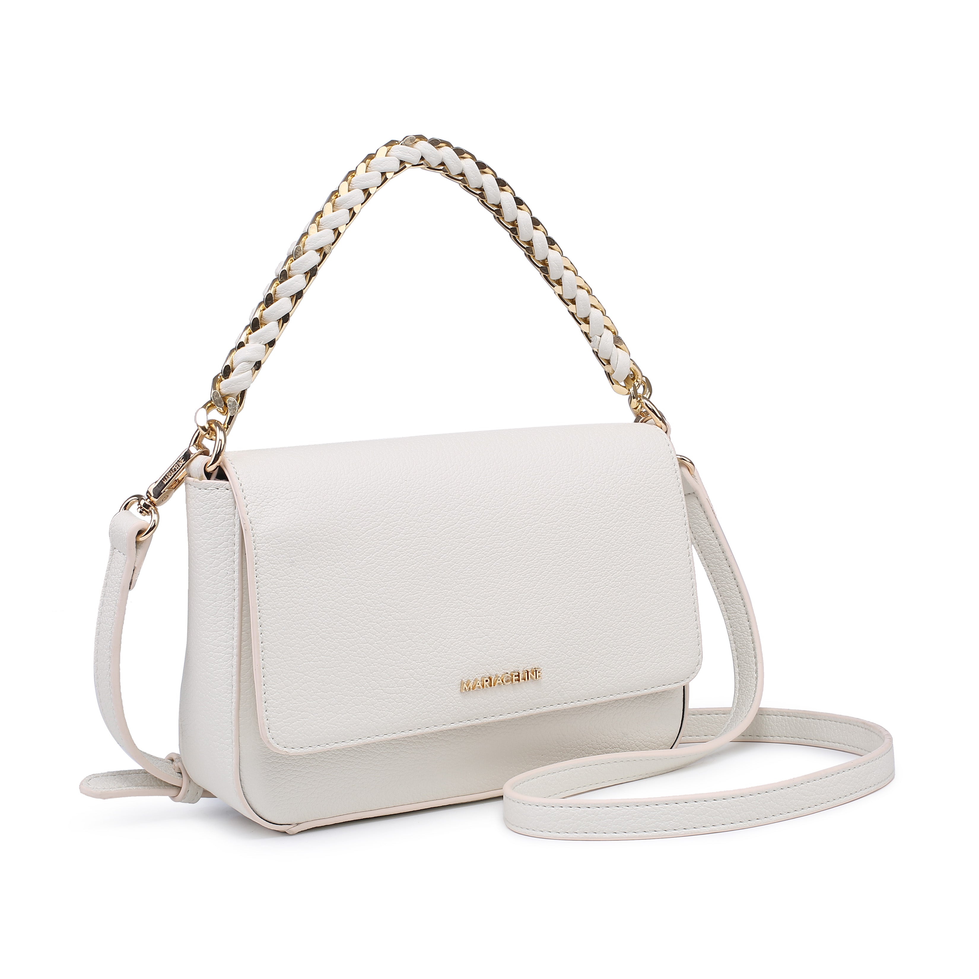LUANA FLAP BAG WHITE