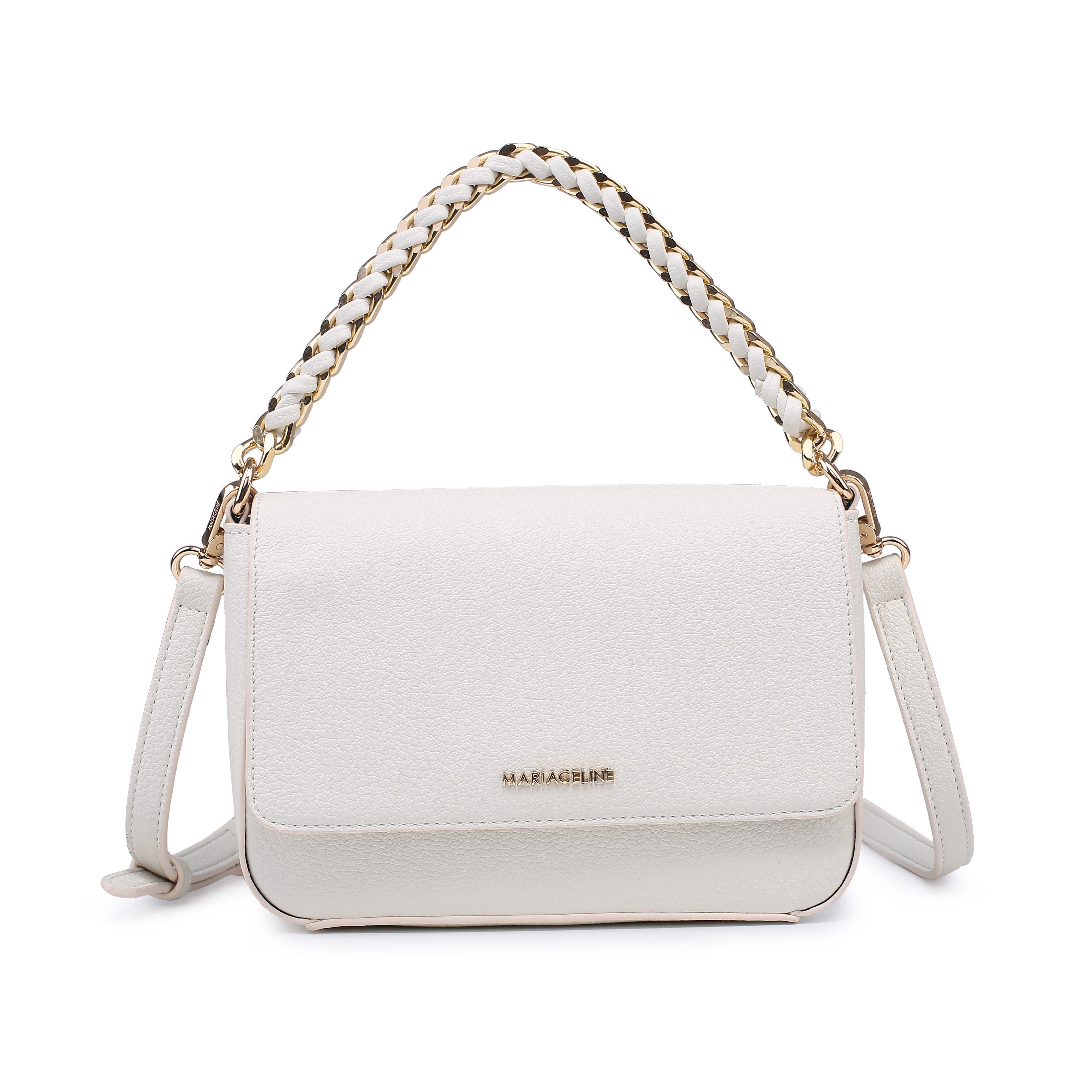 LUANA FLAP BAG WHITE