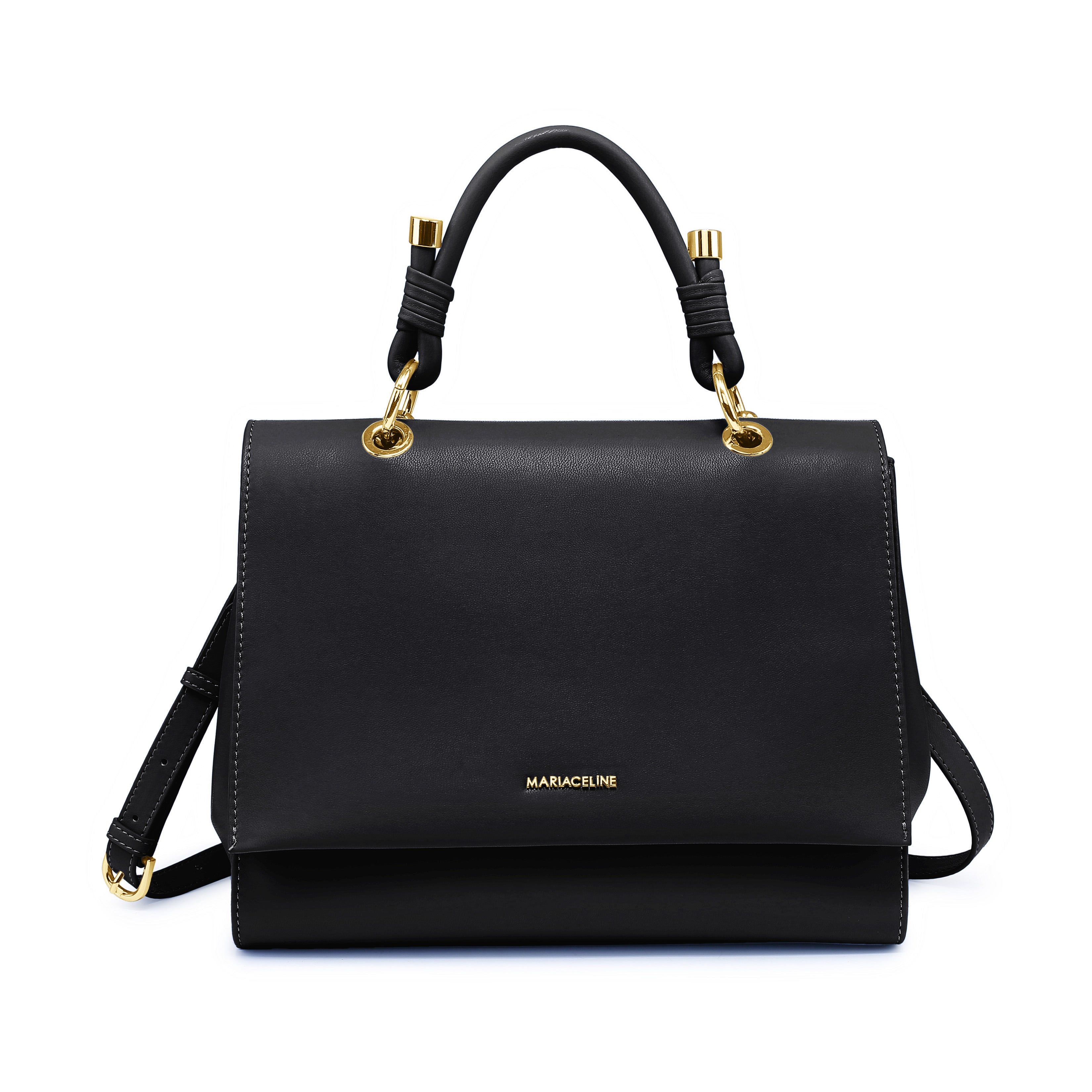 FANNY FLAP HANDBAG BLACK