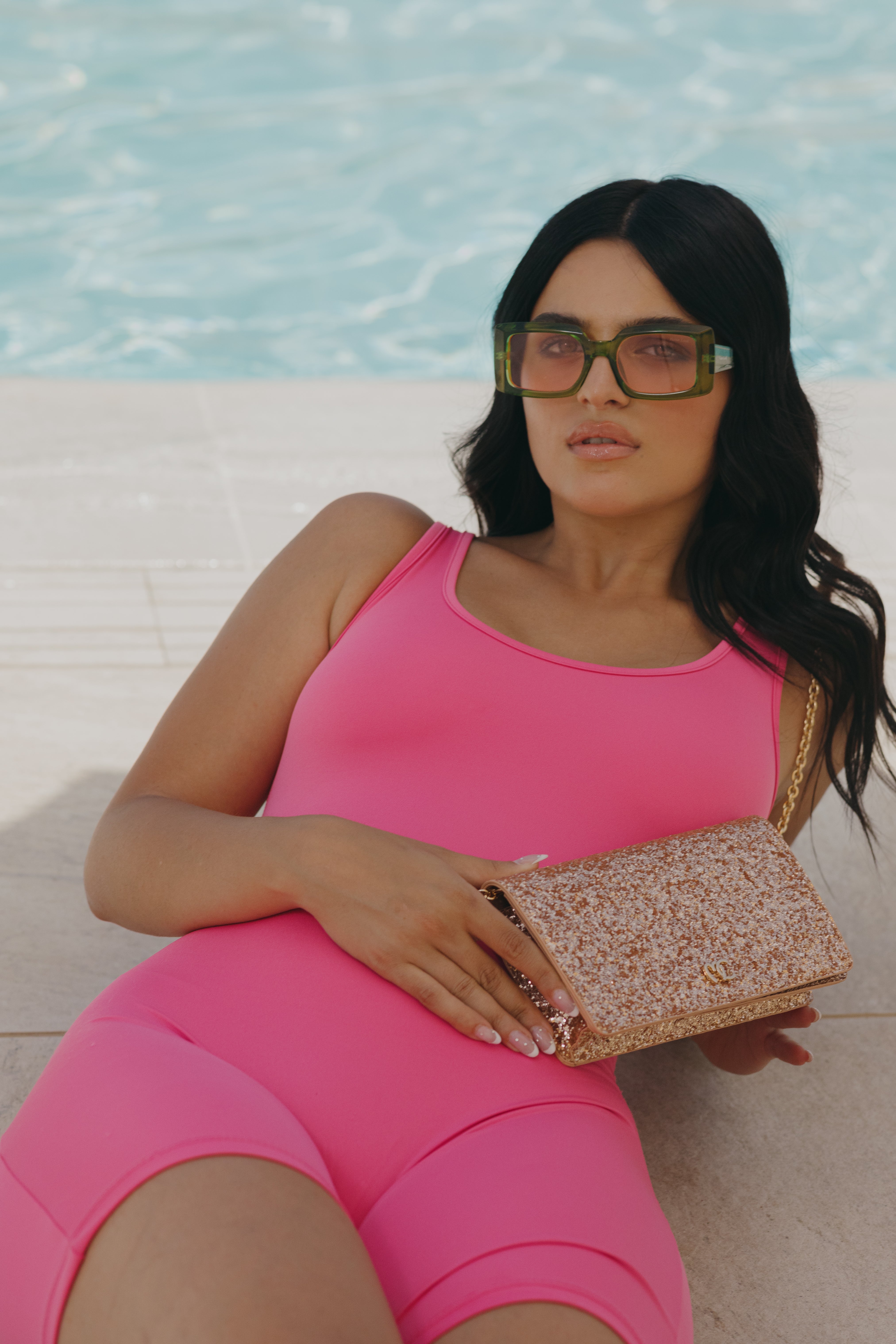 WANDA CLUTCH BAG NUDE