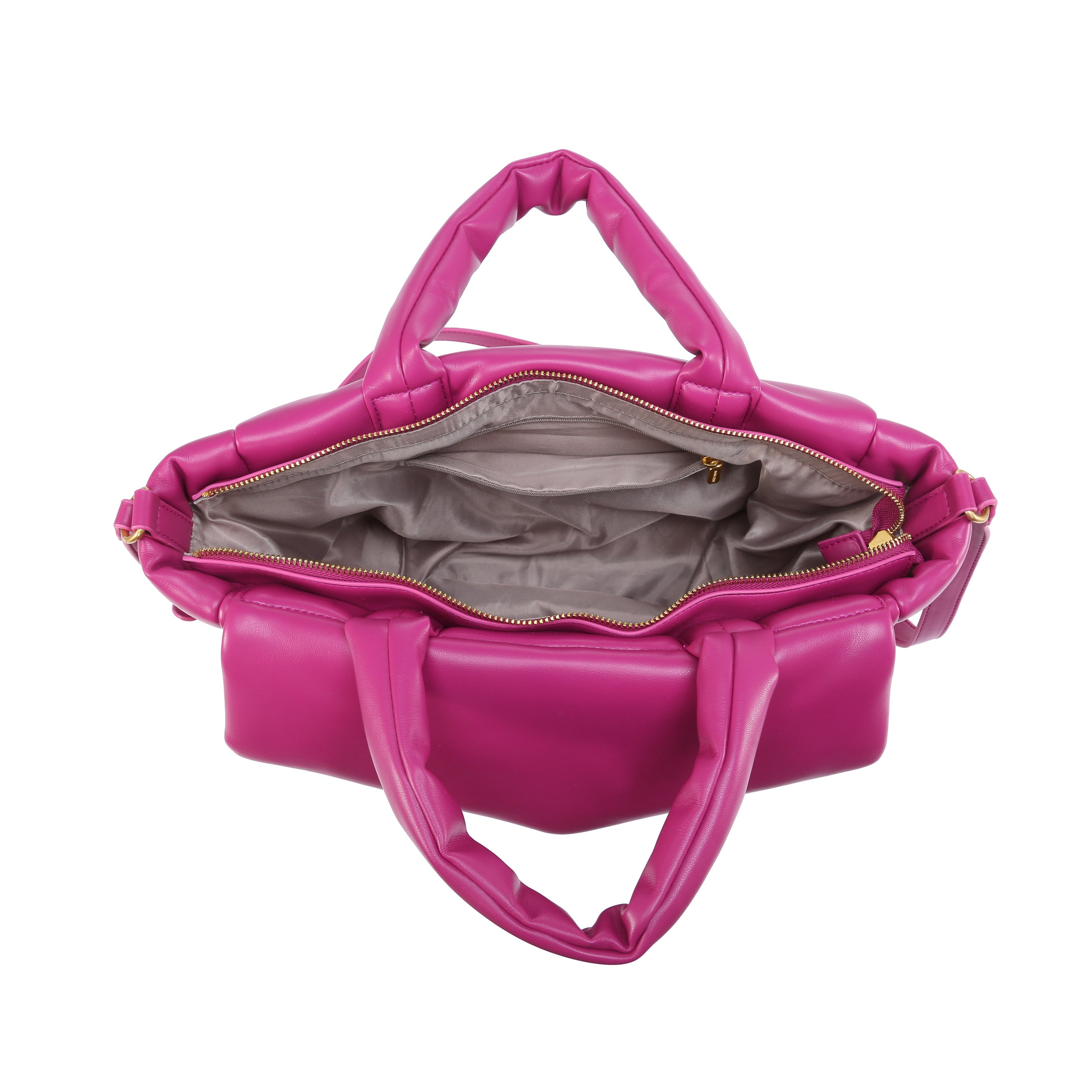 LOU TOTE BAG - FUCHSIA