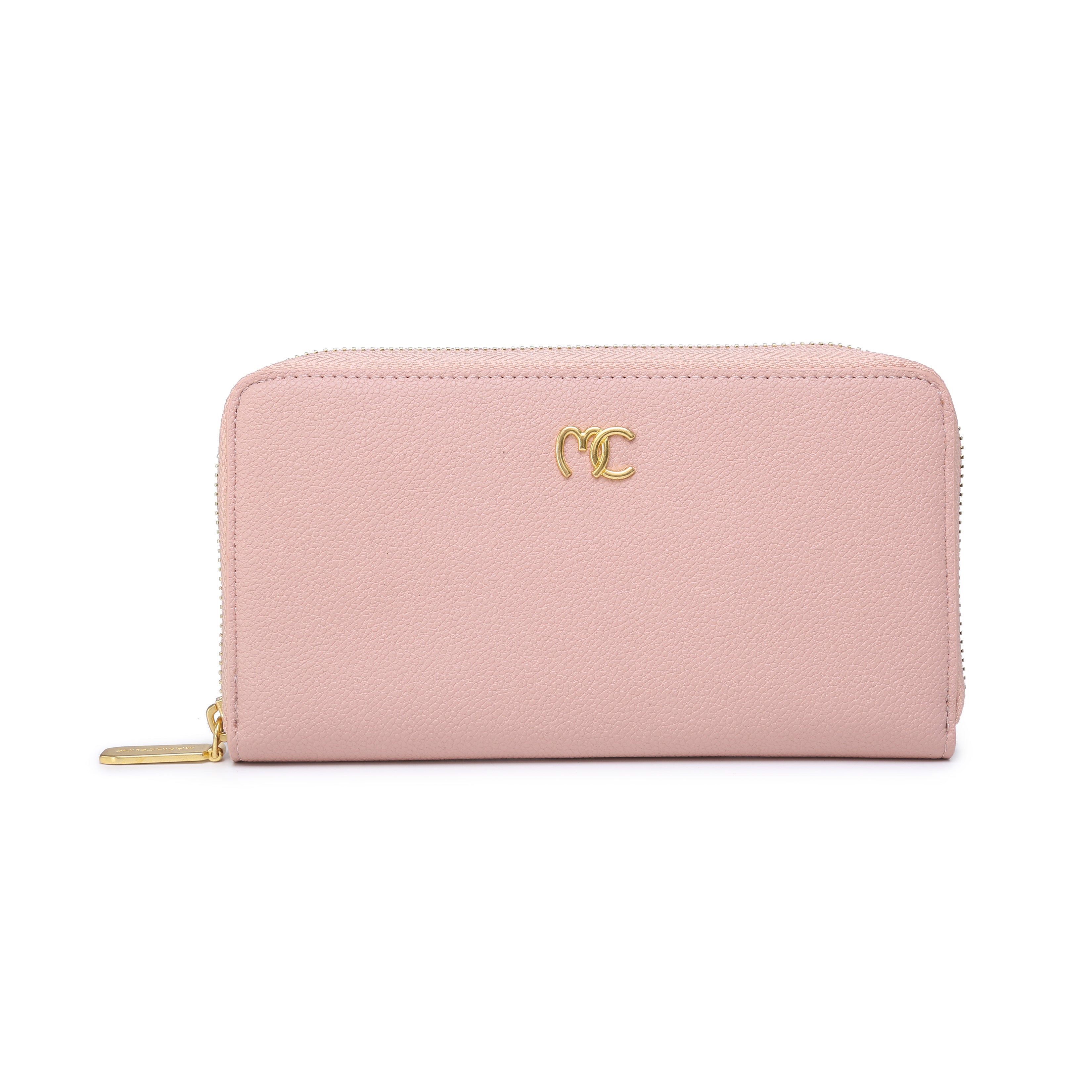 VIVI ZIP AROUND WALLET - PINK