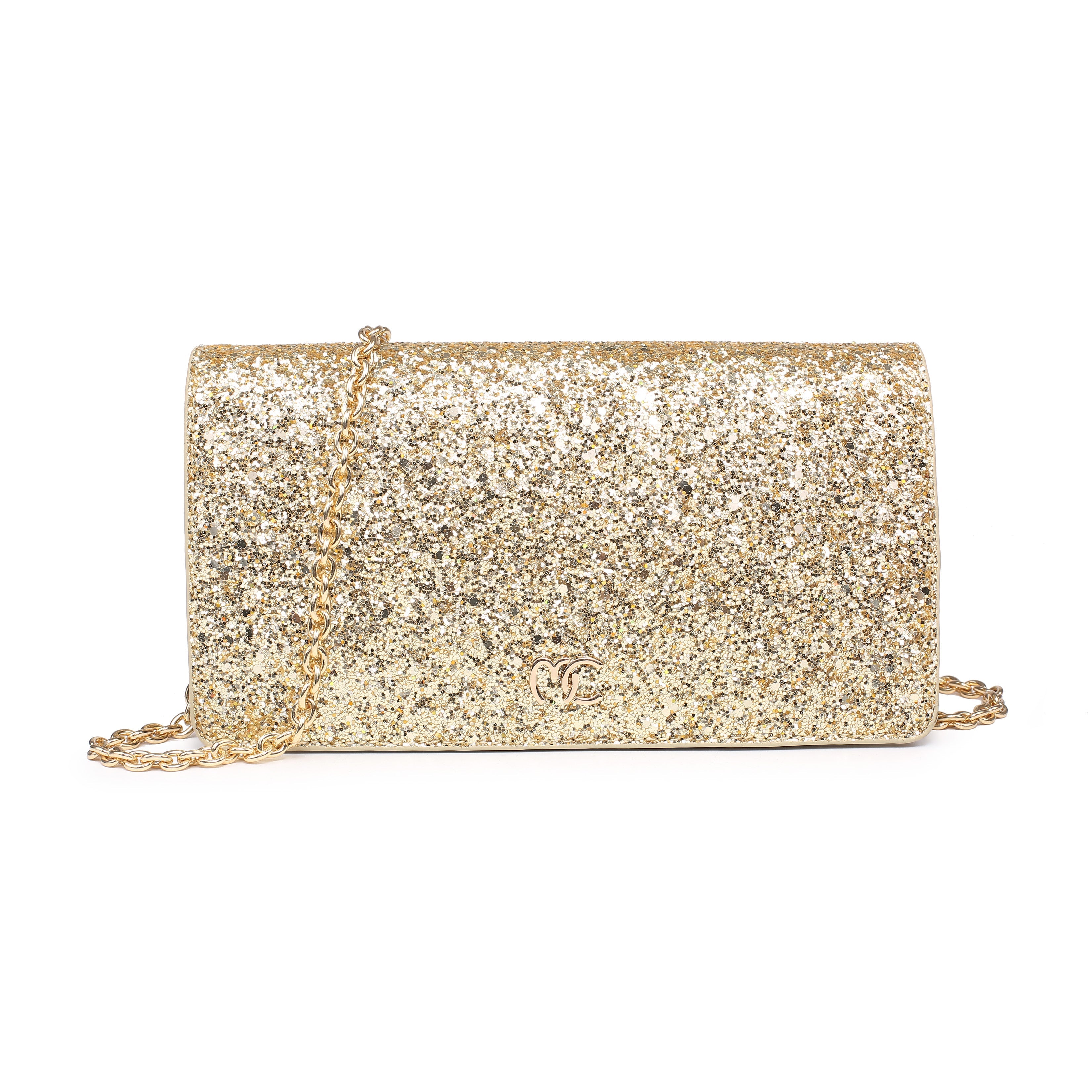 WANDA CLUTCH BAG GOLD