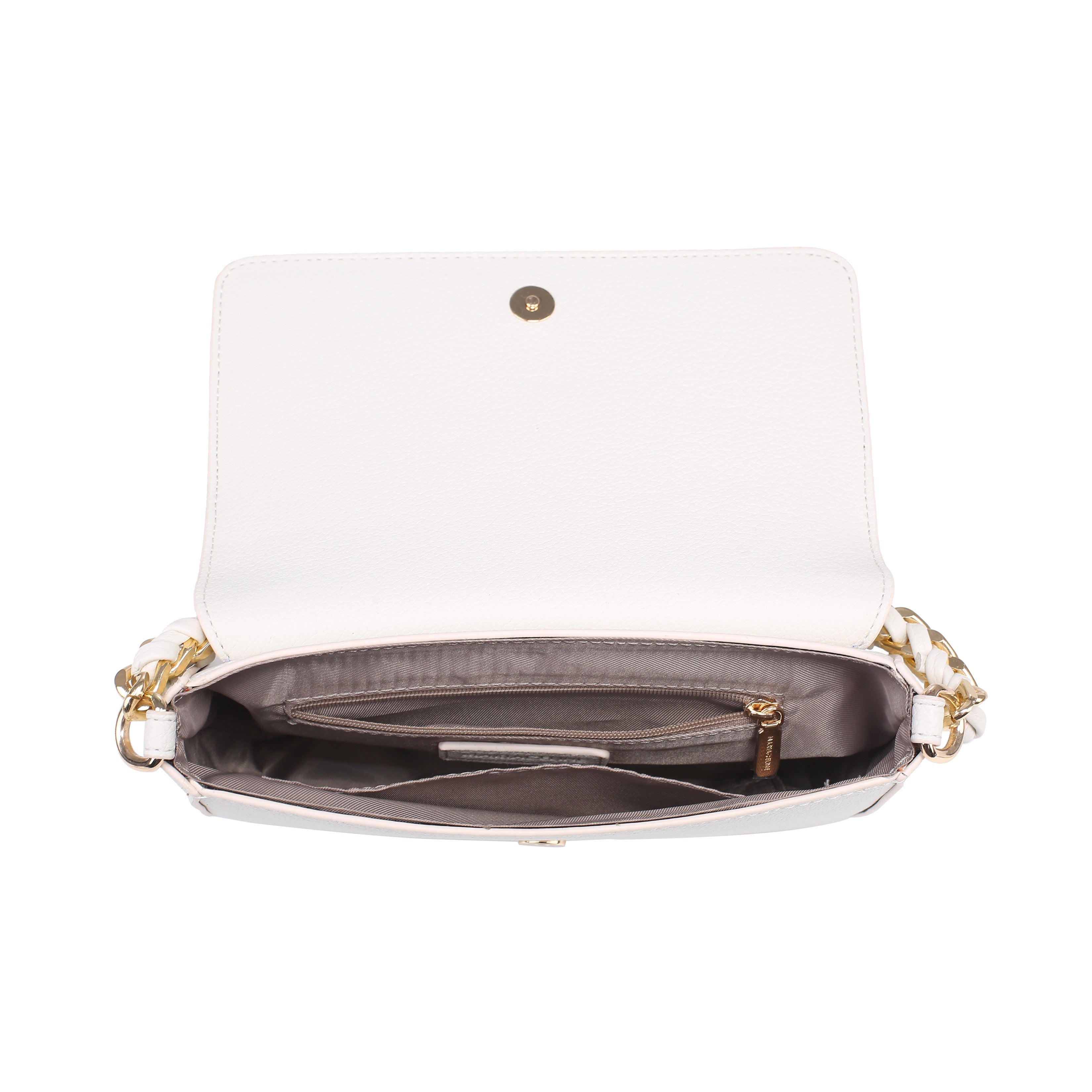 LUANA FLAP BAG WHITE