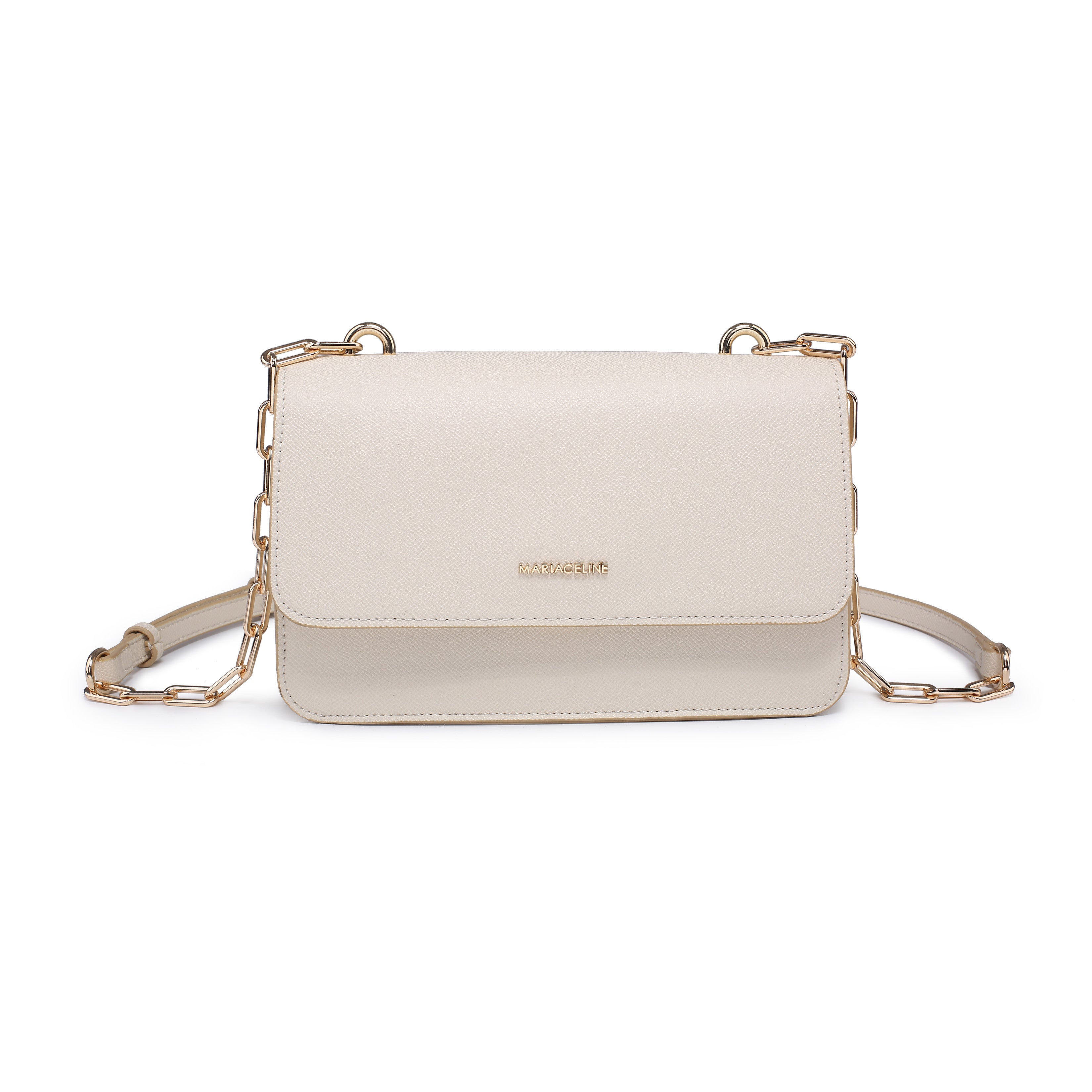 MIRA FLAP BAG WHITE