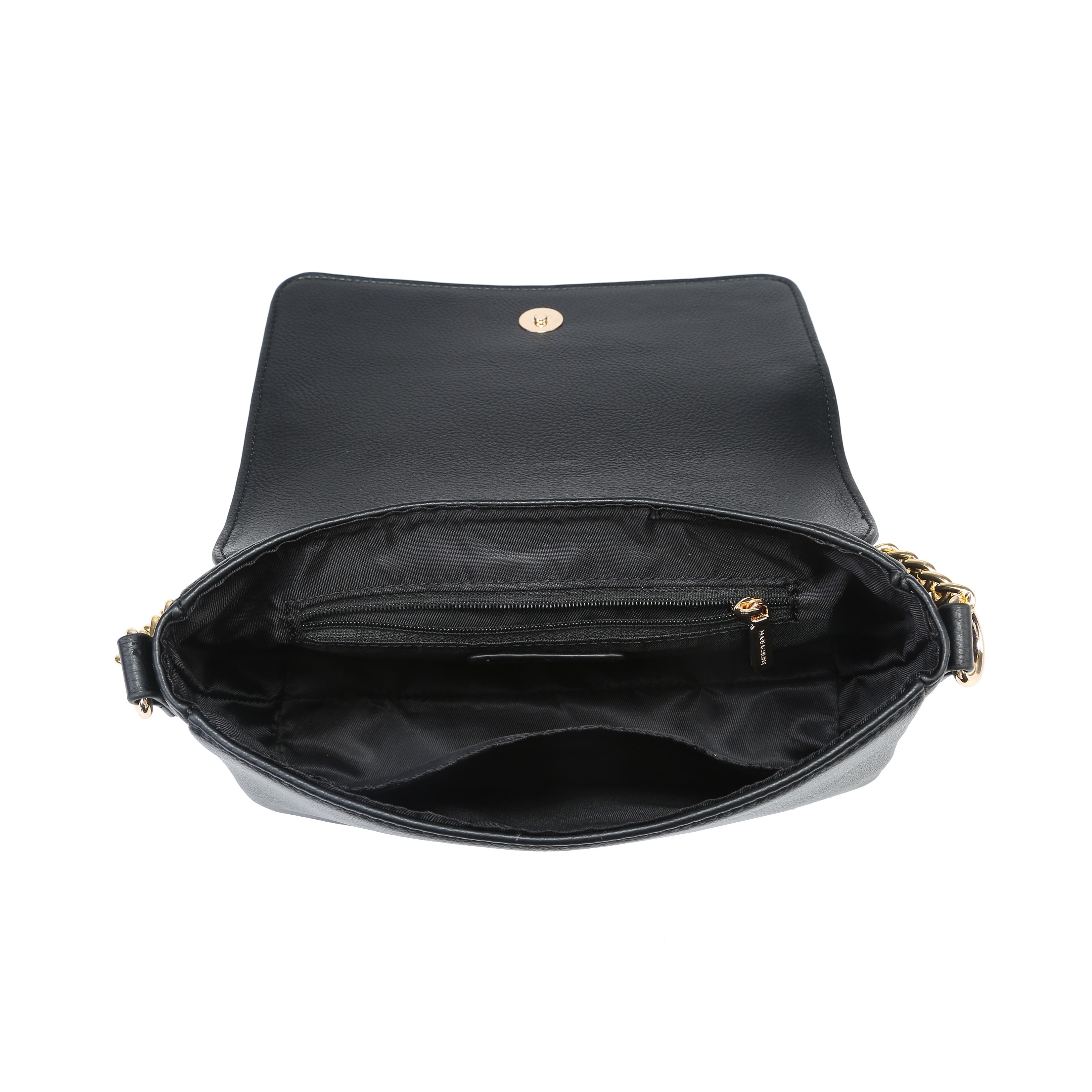 NORA FLAP BAG BLACK