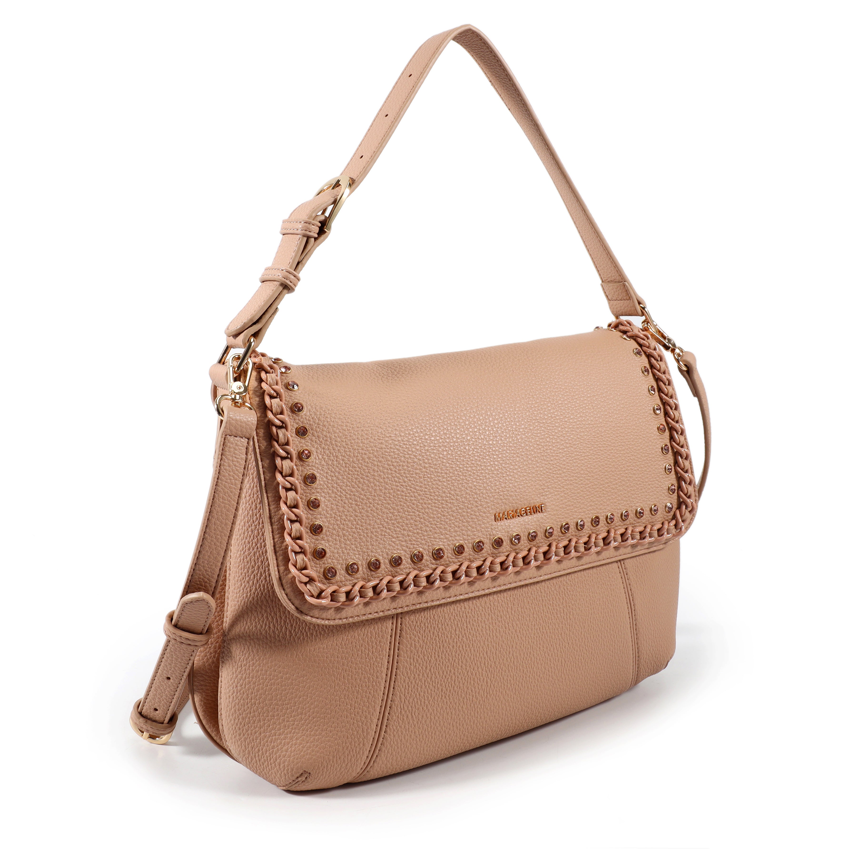 MC5607-1 VIOLA FLAP BAG